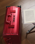 SPACE Aluminum Suitcase Red