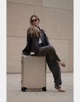 TREVA Aluminum Suitcase Champagne