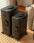 SPACE Aluminum Suitcase Black