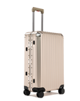 TREK Aluminum Suitcase Champagne