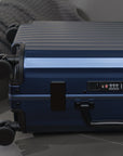 SPACE Aluminum Suitcase Navy