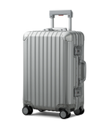 TREVA Aluminum Suitcase Silver