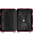 TREVA Aluminum Suitcase Red