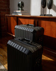 TREK Aluminum Suitcase Black