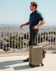 Essential Collection Suitcase Dark Olive Metallic
