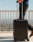 TREVA Aluminum Suitcase Black