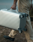 SPACE Aluminum Suitcase Silver