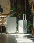SPACE Aluminum Suitcase Silver