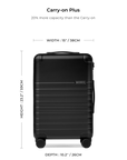 Essential Collection Suitcase Matte Black