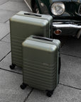 Essential Collection Suitcase Dark Olive Metallic