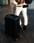 TREK Aluminum Suitcase Black