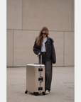TREVA Aluminum Suitcase Champagne
