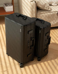 SPACE Aluminum Suitcase Black