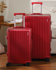 SPACE Aluminum Suitcase Red
