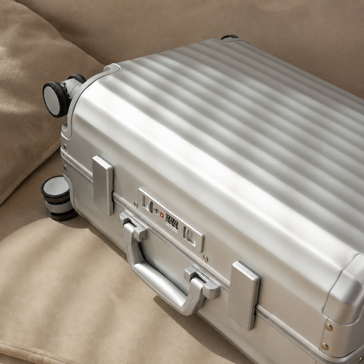 HORIZON Aluminum Suitcase Silver