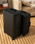 HORIZON Aluminum Suitcase Black