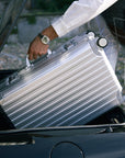 TREVA Aluminum Suitcase Silver