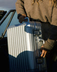 TREVA Aluminum Suitcase Silver