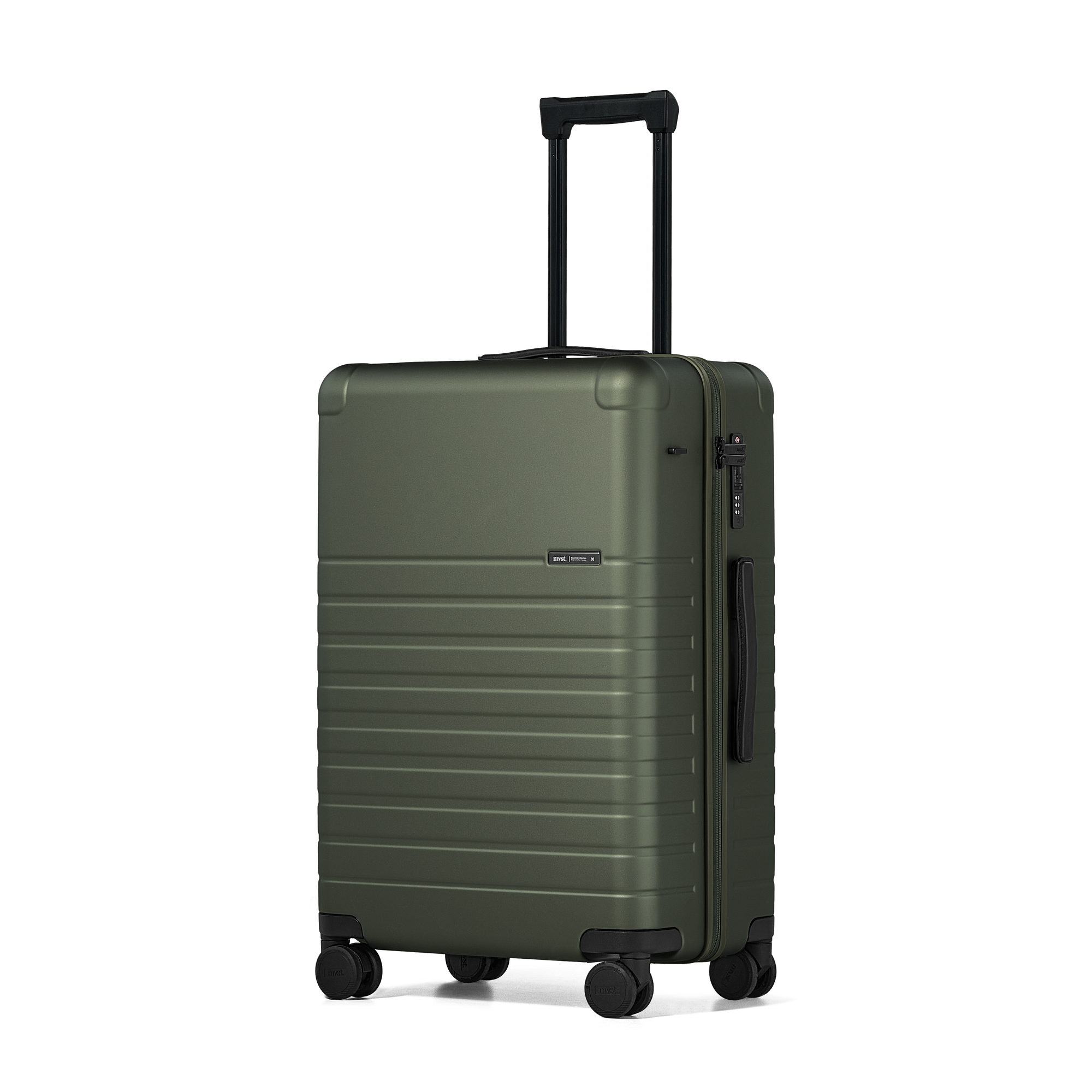 Essential Collection Suitcase Dark Olive Metallic