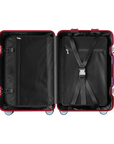 TREK Aluminum Suitcase Red