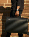 SPACE Aluminum Suitcase Black