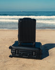 TREVA Aluminum Suitcase Black