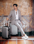 TREK Aluminum Suitcase Gunmetal