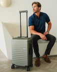 Essential Collection Suitcase Dark Olive Metallic