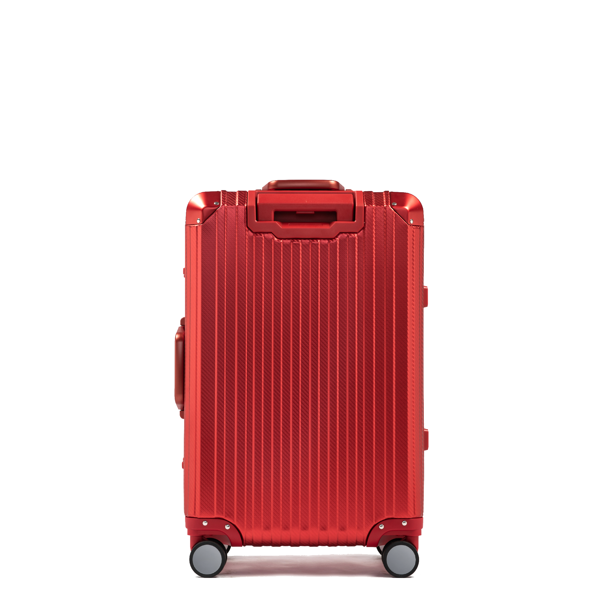 TREK Aluminum Suitcase Red