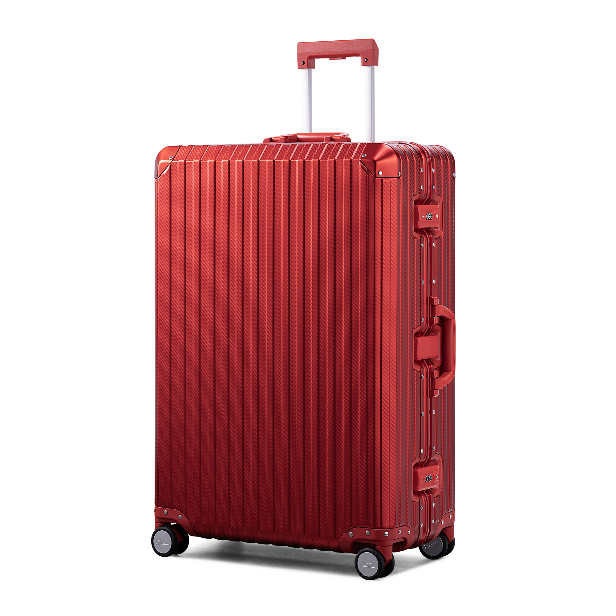 TREVA Aluminum Suitcase Red