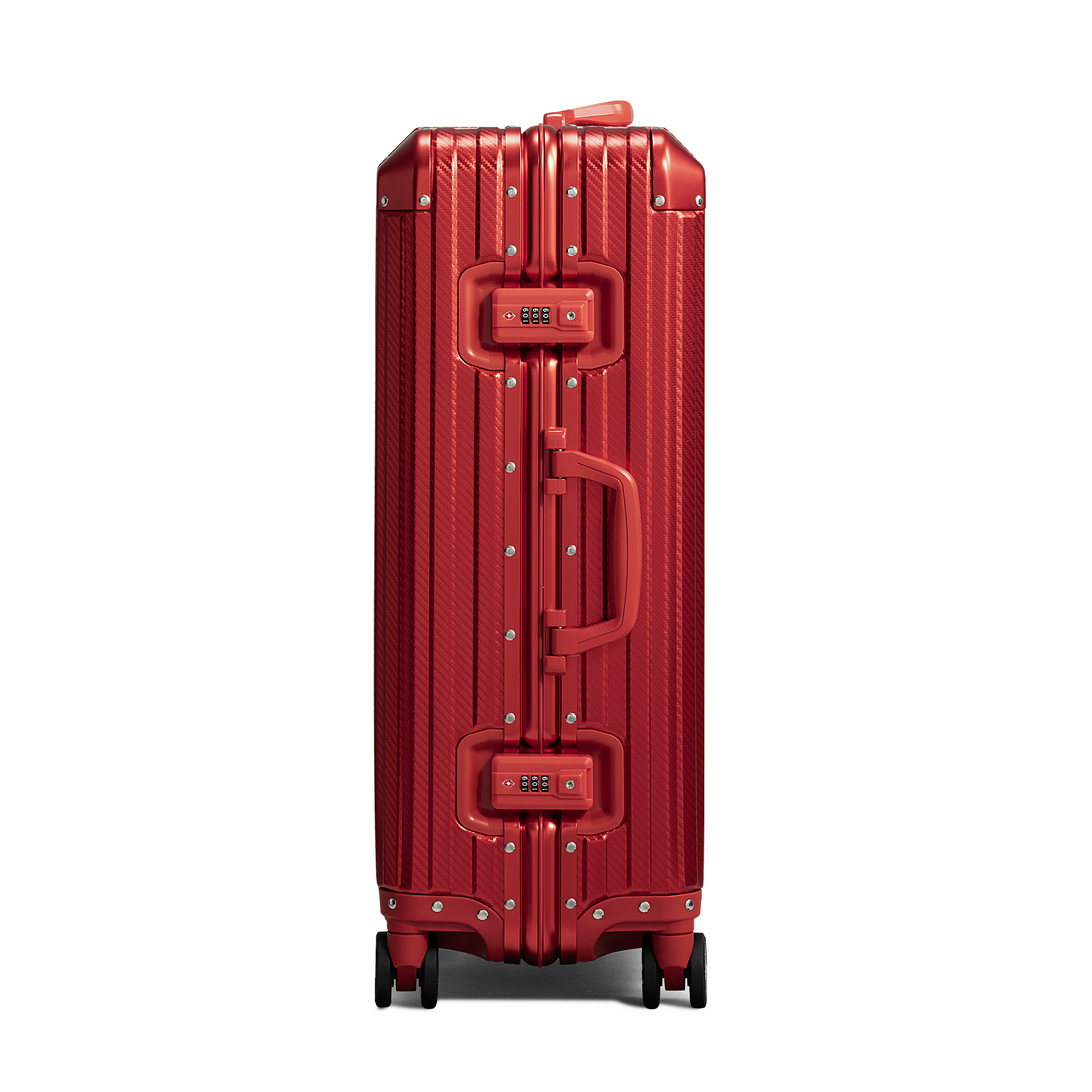 TREVA Aluminum Suitcase Red