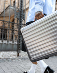 TREVA Aluminum Suitcase Gunmetal