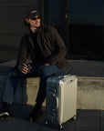 TREVA Aluminum Suitcase Silver