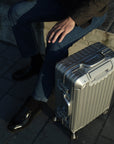 TREVA Aluminum Suitcase Silver