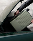 Essential Collection Suitcase Dark Olive Metallic