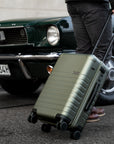 Essential Collection Suitcase Dark Olive Metallic