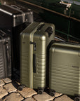 Essential Collection Suitcase Dark Olive Metallic