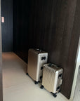 TREK Aluminum Suitcase Champagne